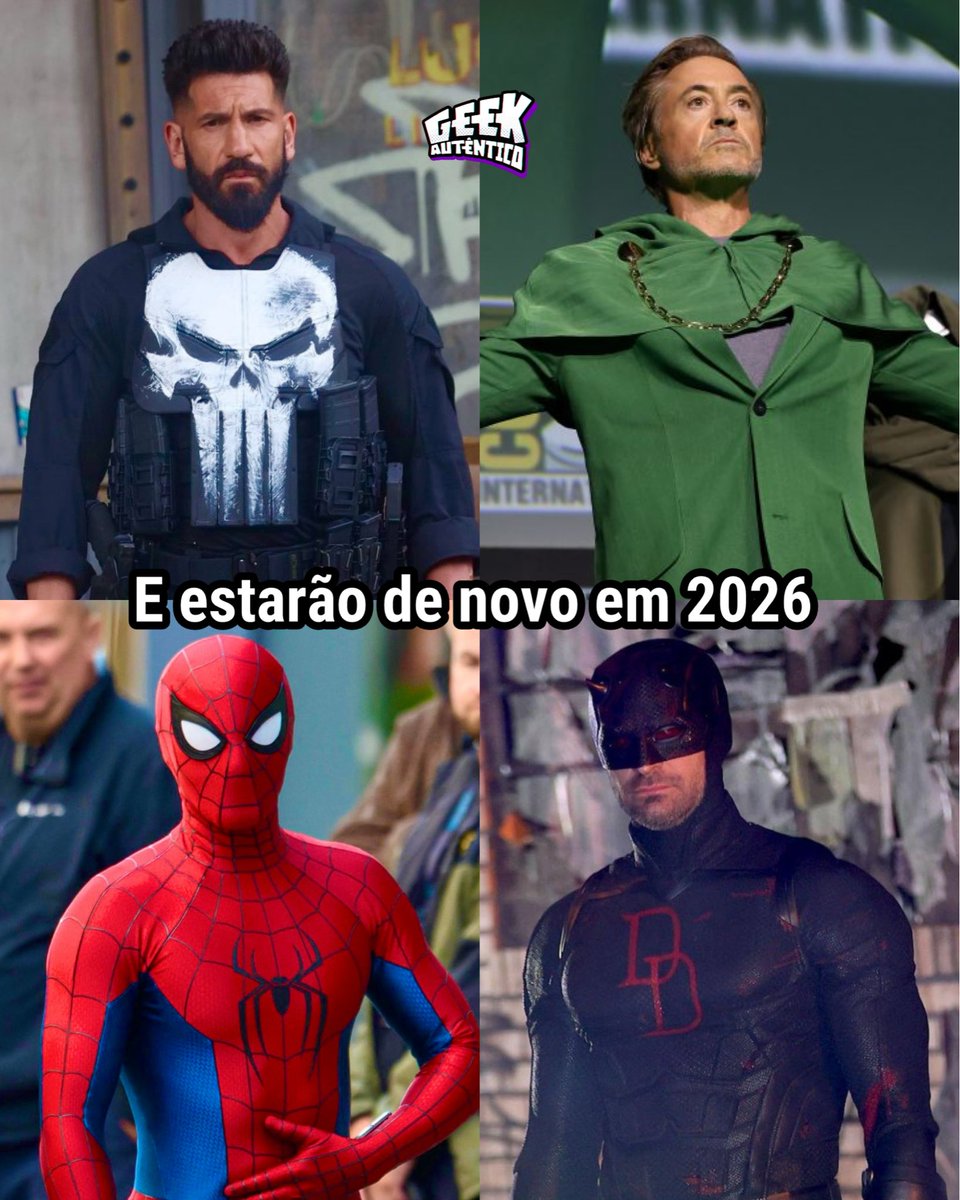 ogeekautentico's tweet image. O 2026 da Marvel será épico! 🔥