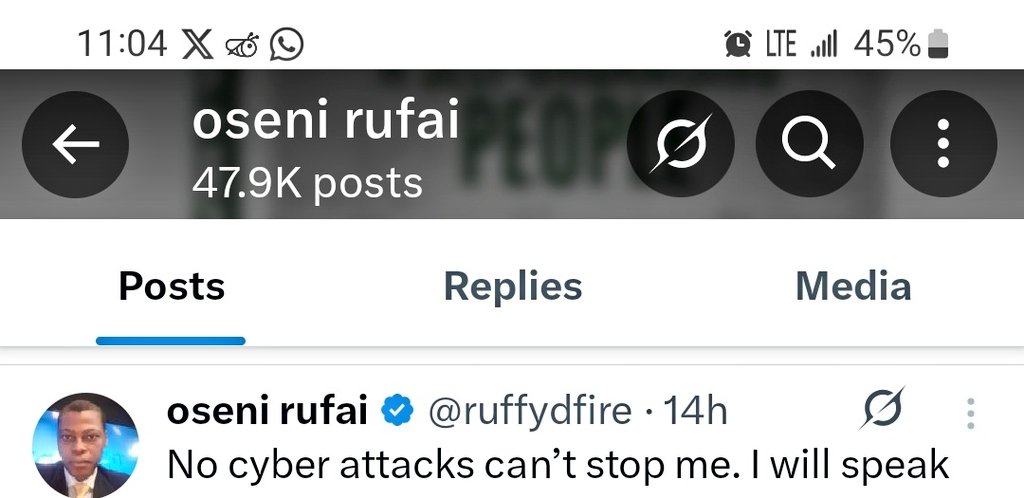 Boda <a href="/ruffydfire/">oseni rufai</a> you are an Anatomist truly, "No Cyber Attacks Can't Stop Me"

O lo far far gan-an-an