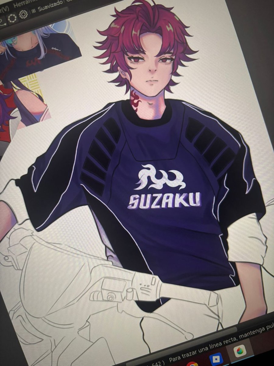 Keilysaa's tweet photo. Allen with a motorcycle seems very attractive to me...
(I haven't finished this drawing yet!!!)

#パラライファンアート #paradoxlive #paradoxlivepoint #Allensugasano #朱雀野アレン https://t.co/G8HCYMKt5x