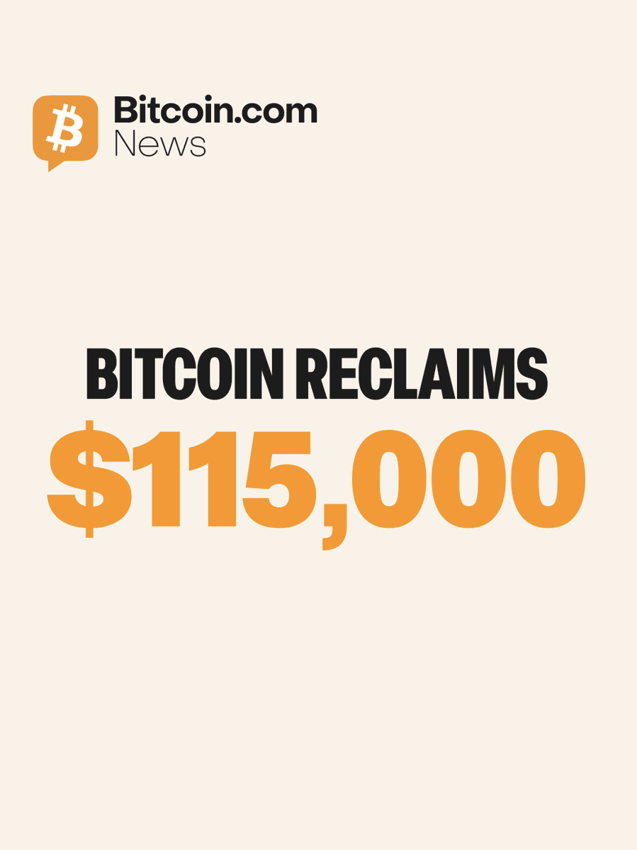 💸Bitcoin heating up with $BTC reclaiming $115K