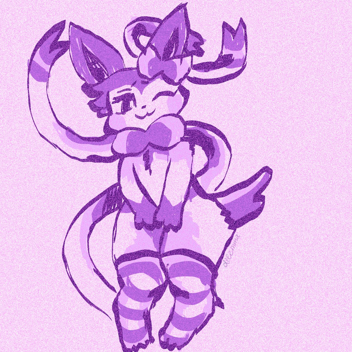 dilemma00111's tweet photo. sylveooon🩷#sylveon #fanart https://t.co/YU1swZSGiB