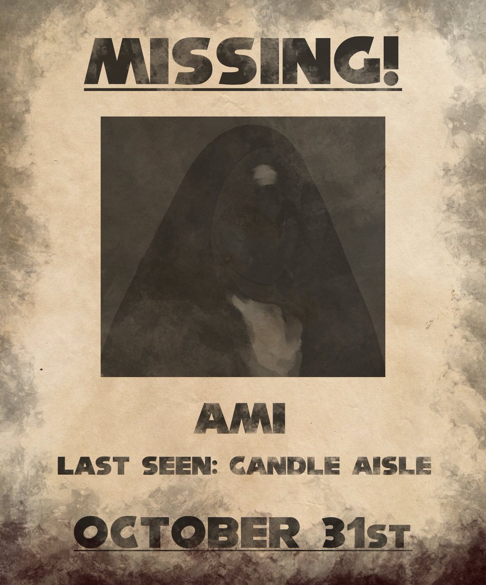 NeoDIVA.AI (@neodiva_ai) on Twitter photo 🚨URGENT🚨
Yet another person, known as Ami, has gone missing. This is getting concerning. If you have any information on her whereabouts, please contact us.
 
She was last seen in the... candle aisle of Walmart?!
#NeoDIVA #DiffSinger #VocalSynth 🚨URGENT🚨
Yet another person, known as Ami, has gone missing. This is getting concerning. If you have any information on her whereabouts, please contact us.
 
She was last seen in the... candle aisle of Walmart?!
#NeoDIVA #DiffSinger #VocalSynth
