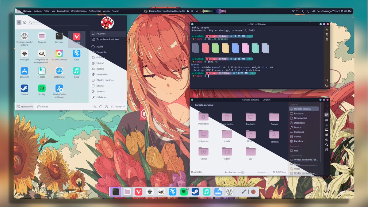 #GNU #linux  Itchy y Scratchy plasma kde seduccionlinux.wordpress.com/itchy-y-scratc…
