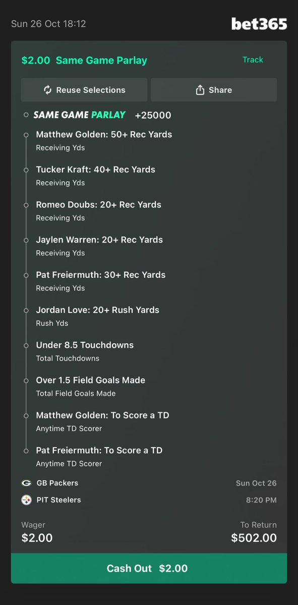 Who is ready for SNF ?

500/1 🤯🔥🔥🔥

Let’s get it done !