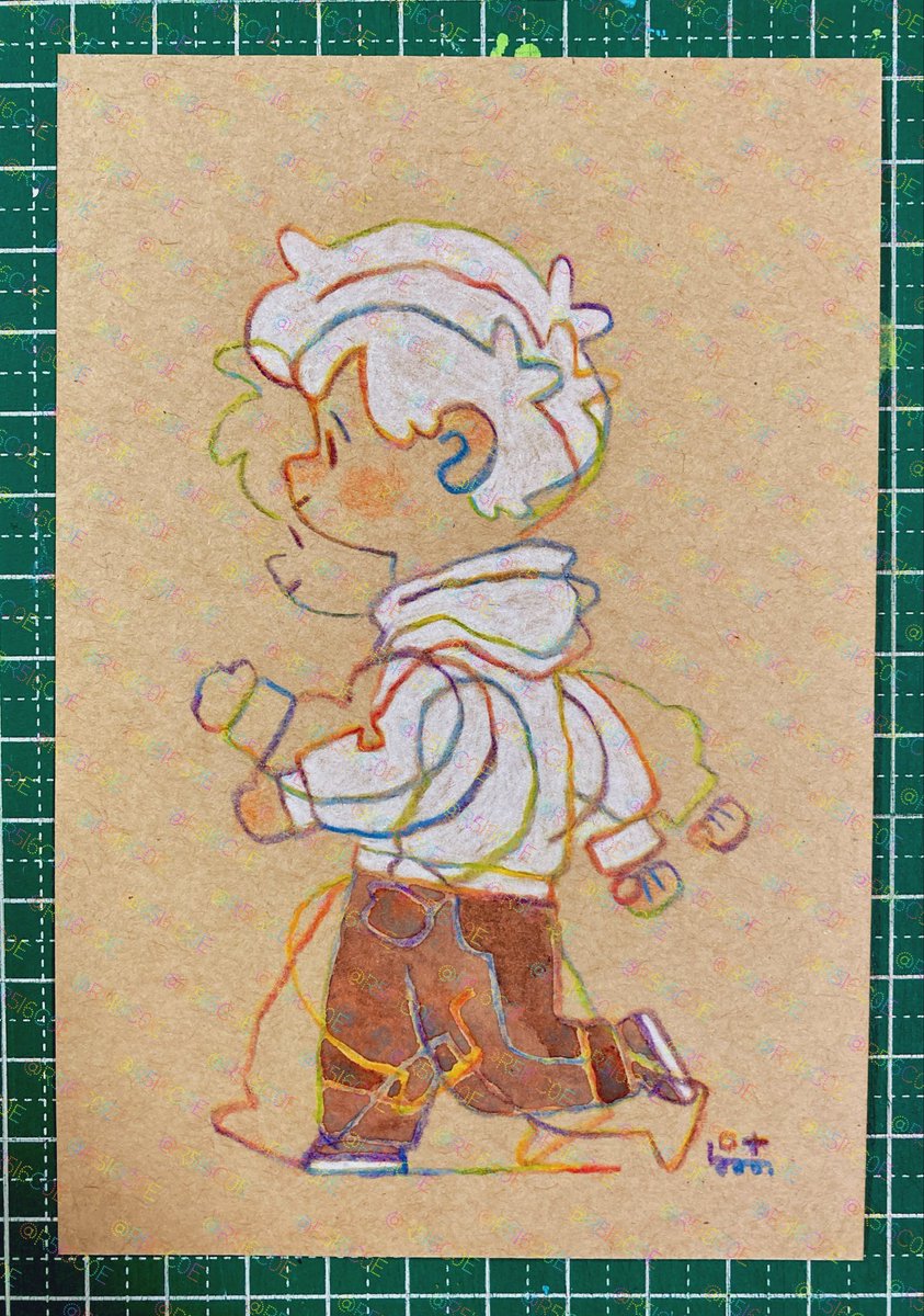 27. Onion（skin）
#Inktober 
※アニメーション作るときに複数フレーム重ねて表示するやつ