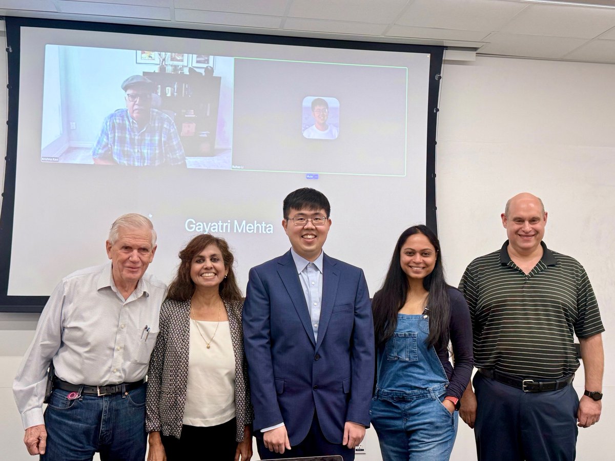 NeerajaJY's tweet photo. My second Ph.D. student, co-advised with Lizy John, Ruihao Li, defended successfully! Ruihao is headed to Meta Research soon.

Congrats @li_ruihao, really proud of you :)

@UT_SysML @UTAustin @utexasece https://t.co/LYwwWh9i4U
