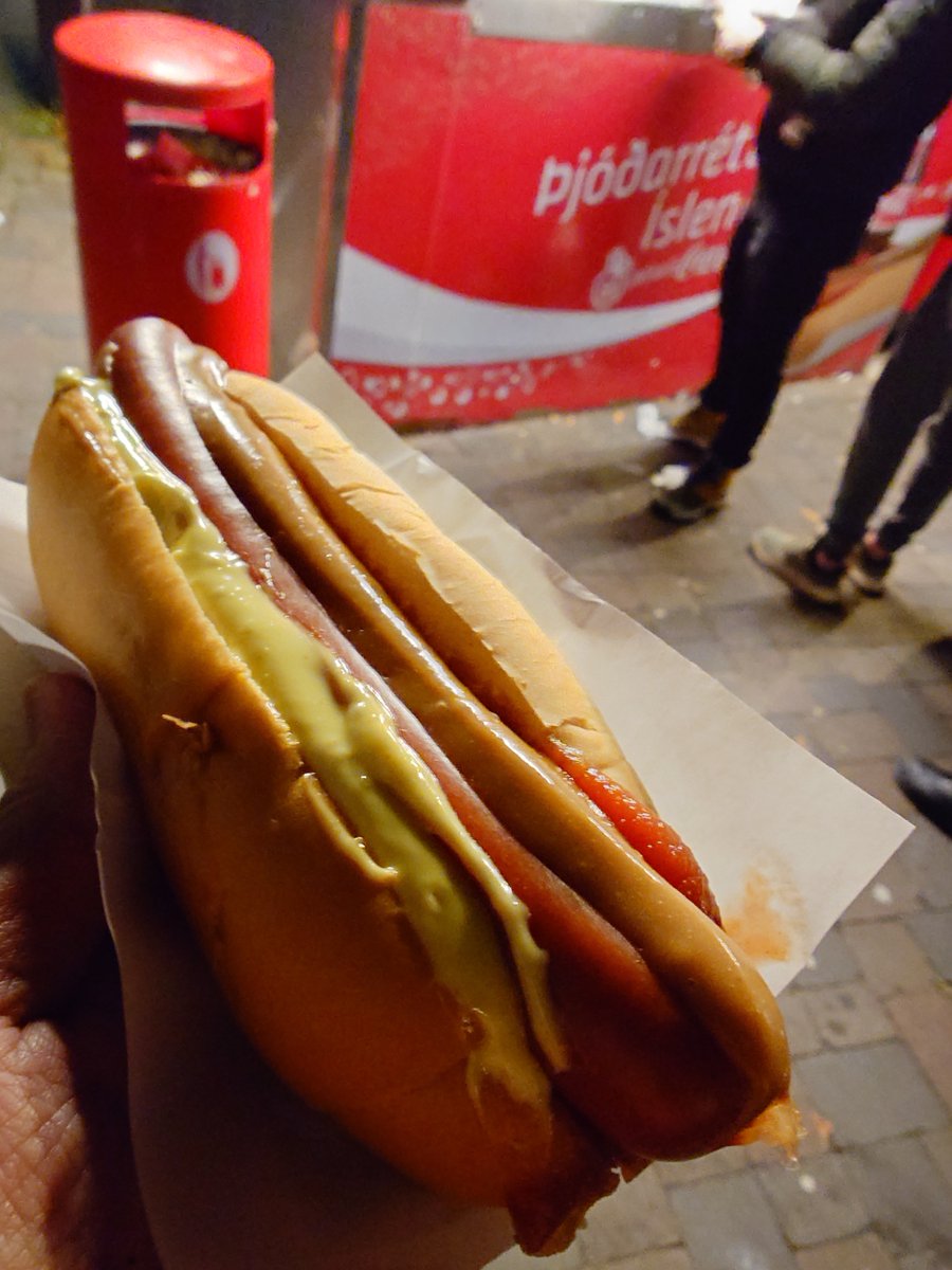 First thing in #Reykjavík, straight to a hot dog