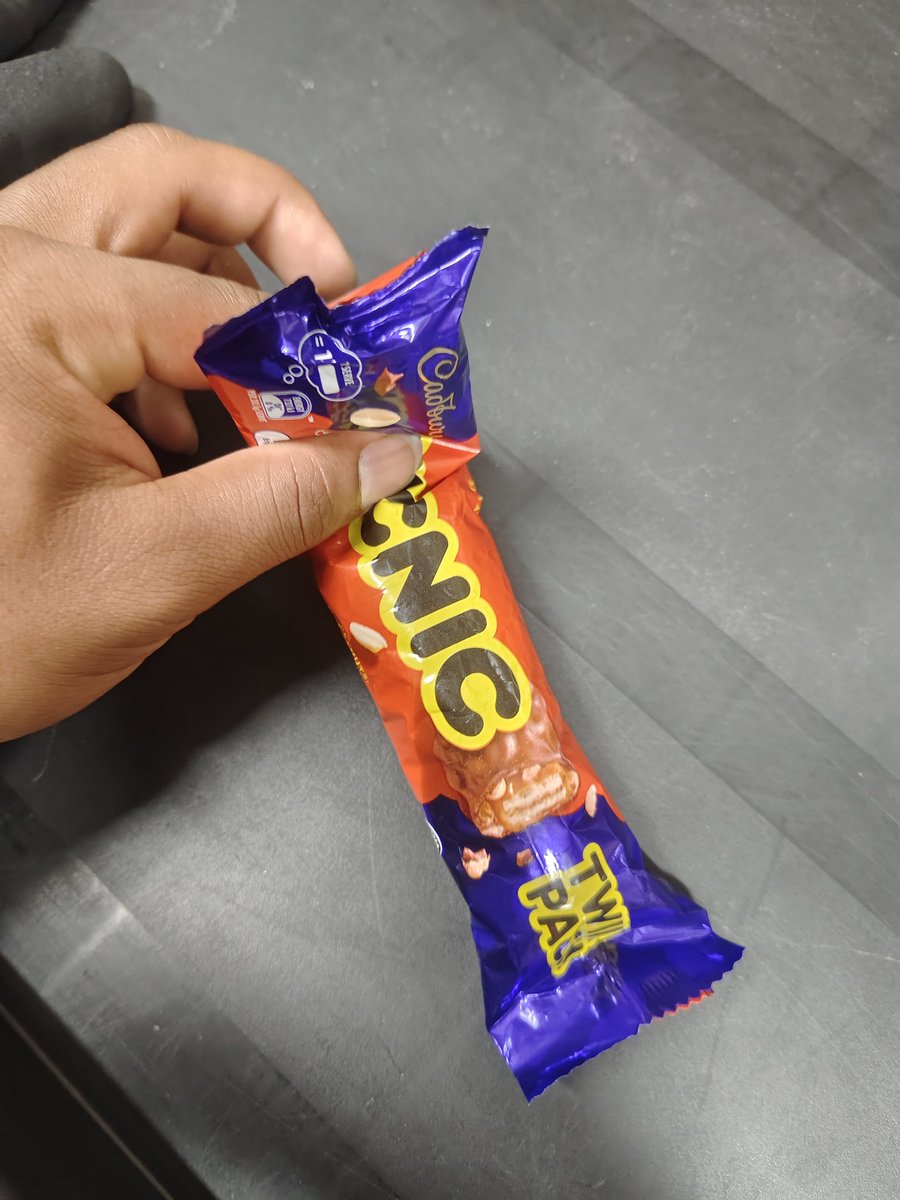 adithyas1906's tweet photo. @CadburyAU my Cadbury picnic twin bar only has one bar inside. The packet is still not open. If u guys want I'm ready to send it to you . But can u guys be more careful about such things. It's disappointing! https://t.co/rbHgGpUvg5