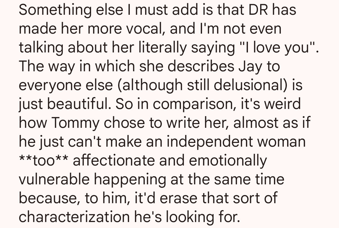 FINALLY. my take on a *very* specific aspect of tommy's characterization of nya.