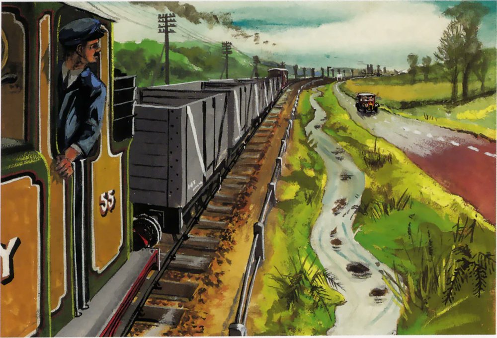 FunBus9's tweet image. Stories we think are cool!!!

Train stops play features a run of 4 straight illustrations where (aside from a barely noticeable Caroline) not a single face on a machine is seen. 

Is Stepney Okay? Is he Alright?