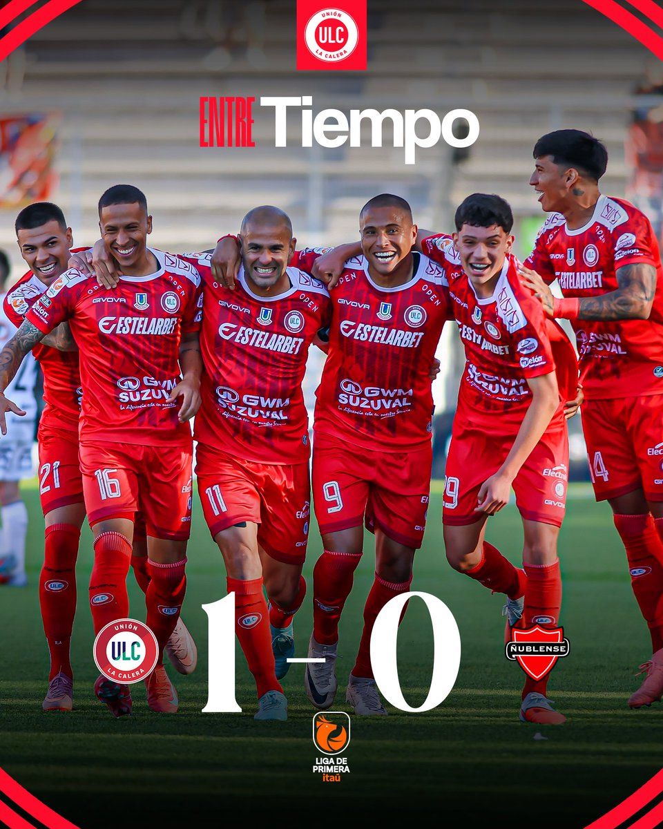 45’ | ⏱️ 𝐅𝐢𝐧 𝐝𝐞𝐥 𝐩𝐫𝐢𝐦𝐞𝐫 𝐭𝐢𝐞𝐦𝐩𝐨

Unión La Calera 1️⃣ - 0️⃣ Ñublense

⚽️ Sebastián Sáez

🔴⚪️