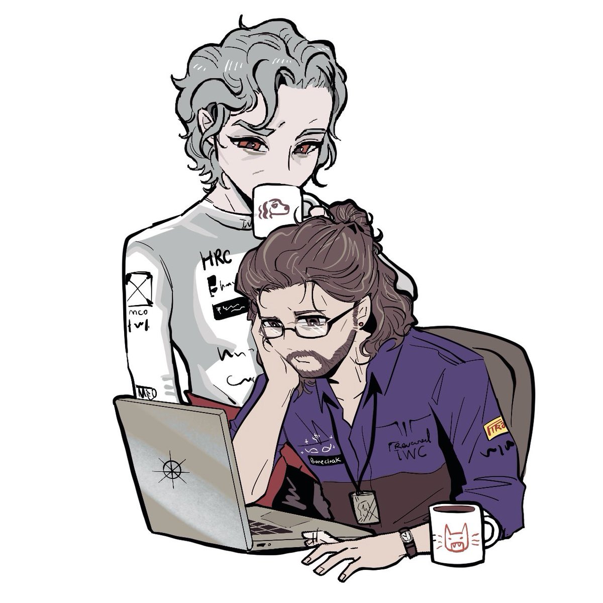 daphnekri's tweet photo. Woooops wrong click!
#bloodweave 
Referring to @marchescapade ’s f1 bw AU🤩 https://t.co/KOn5kHAYYC