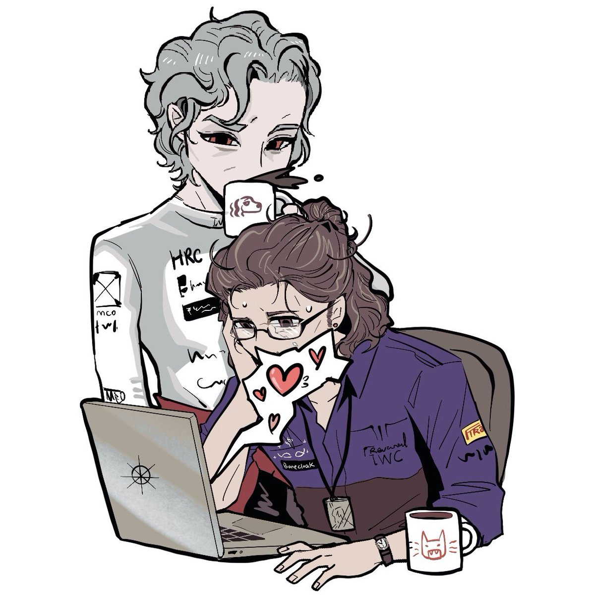 daphnekri's tweet photo. Woooops wrong click!
#bloodweave 
Referring to @marchescapade ’s f1 bw AU🤩 https://t.co/KOn5kHAYYC