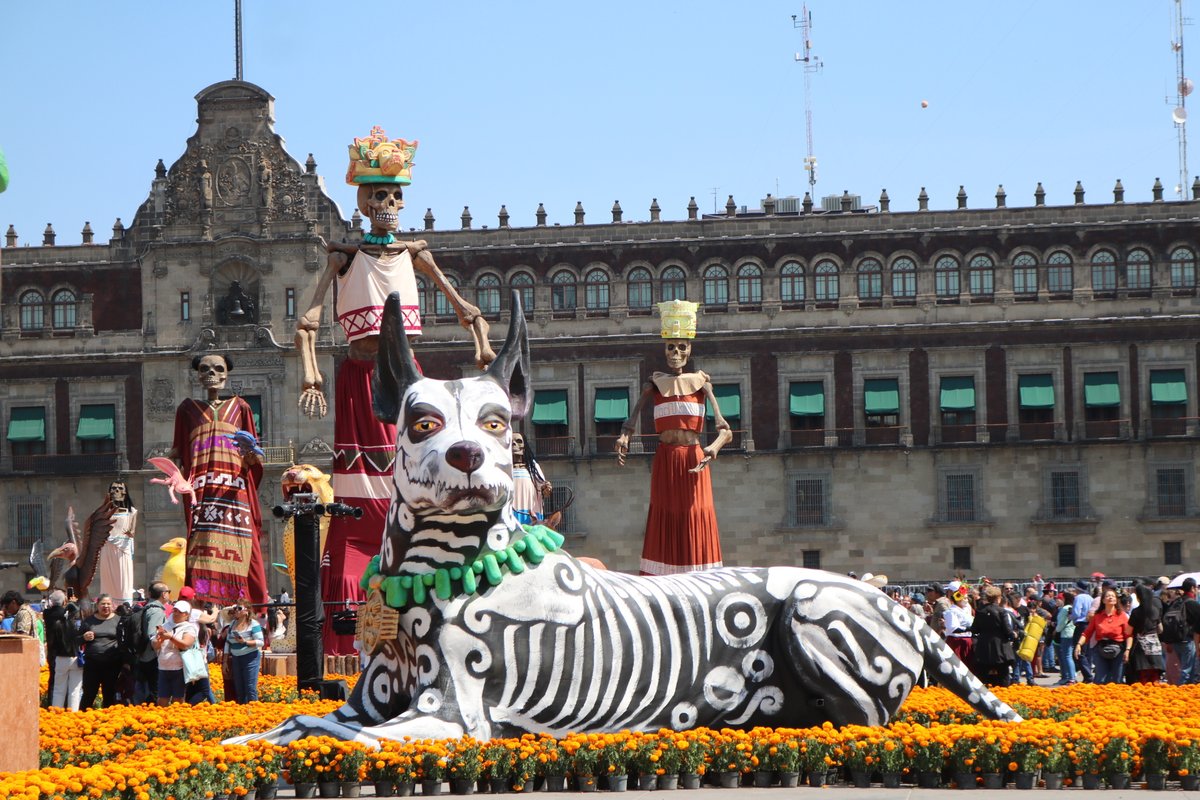 💀🌼 Ya se inauguró la Ofrenda Monumental 2025 en el Zócalo capitalino 🎉✨ ¡Ven a celebrar la vida, la muerte y los 700 años de México-Tenochtitlan! 🇲🇽
bit.ly/4ntUP9p