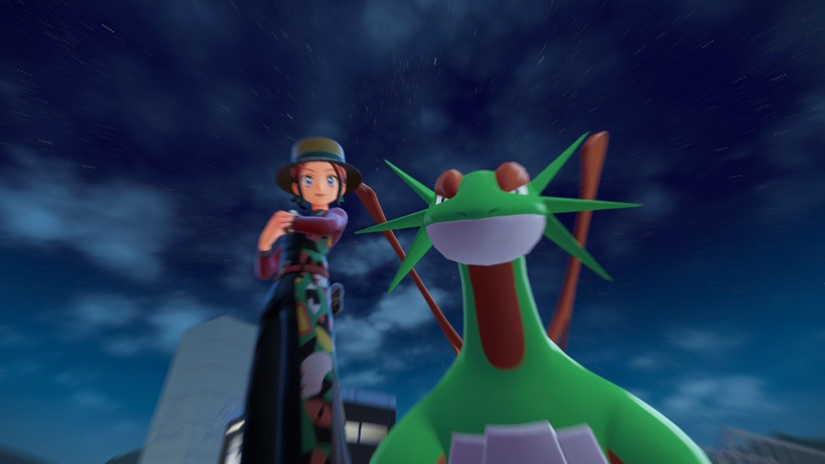 Chilling with my day one Mega Flygon
#PokemonZA