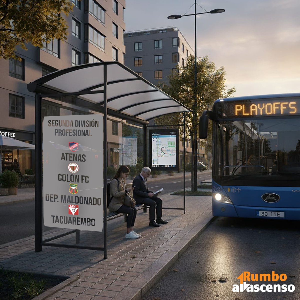 #SegundaDivision
PLAY OFF

Tacuarembó- Atenas [ida]
Atenas - Tacuarembó [vuelta]

Deportivo Maldonado - Colón [ida]
Colón - Deportivo Maldonado [vuelta]