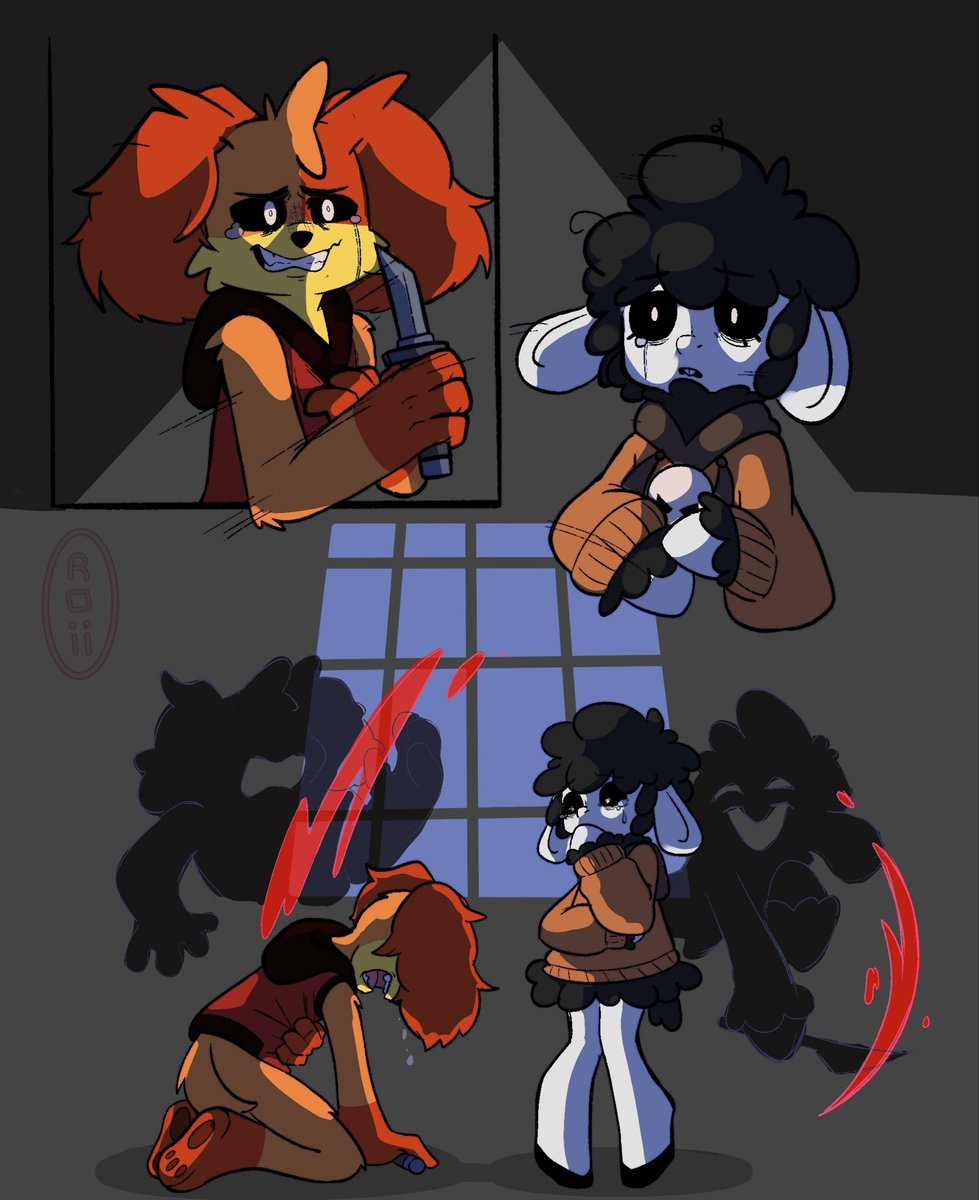 "Why do you hate me?" by <a href="/RoiiRose/">Roii (☆Vgen Artist☆)</a>

Baba was too scared to use the knife, so Dogday pulled the trigger. No bullets. Her hesitance to defend herself like she did on day zero, only made Dogday believe she likes hurting him. Dogday finally broke.

#Dogday #Babachops #RERRAU