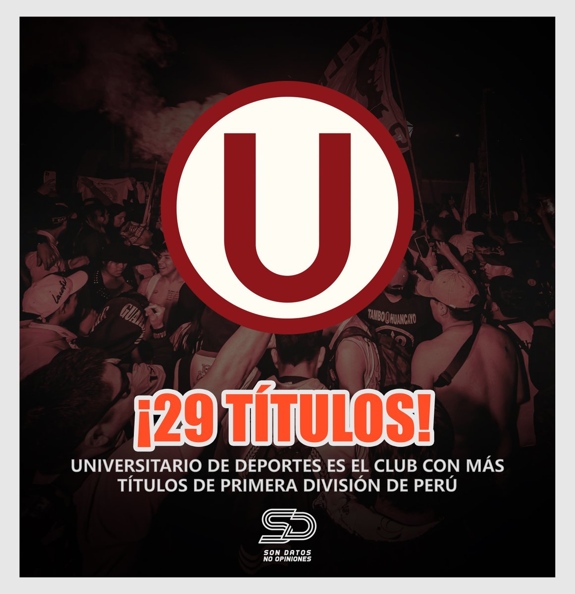 𝗨𝗡𝗜𝗩𝗘𝗥𝗦𝗜𝗧𝗔𝗥𝗜𝗢 𝗬 𝗦𝗨𝗦 𝟮𝟵 𝗧𝗜́𝗧𝗨𝗟𝗢𝗦 𝗗𝗘 𝗣𝗥𝗜𝗠𝗘𝗥𝗔 𝗗𝗜𝗩𝗜𝗦𝗜𝗢́𝗡 𝗗𝗘 𝗣𝗘𝗥𝗨́ 🏆

1929 | 1934 | 1939 | 1941 | 1945 | 1946
1949 | 1959 | 1960 | 1964 | 1966 | 1967
1969 | 1971 | 1974 | 1982 | 1985 | 1987
1990 | 1992 | 1993 | 1998 | 1999 | 2000
2009