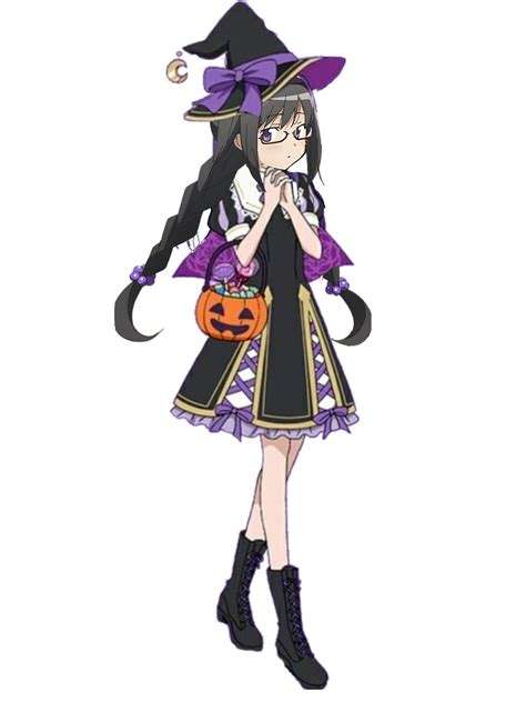 homuffinz's tweet image. I found this Homulloween in my gallery, she&apos;s so cute o(≧▽≦)o