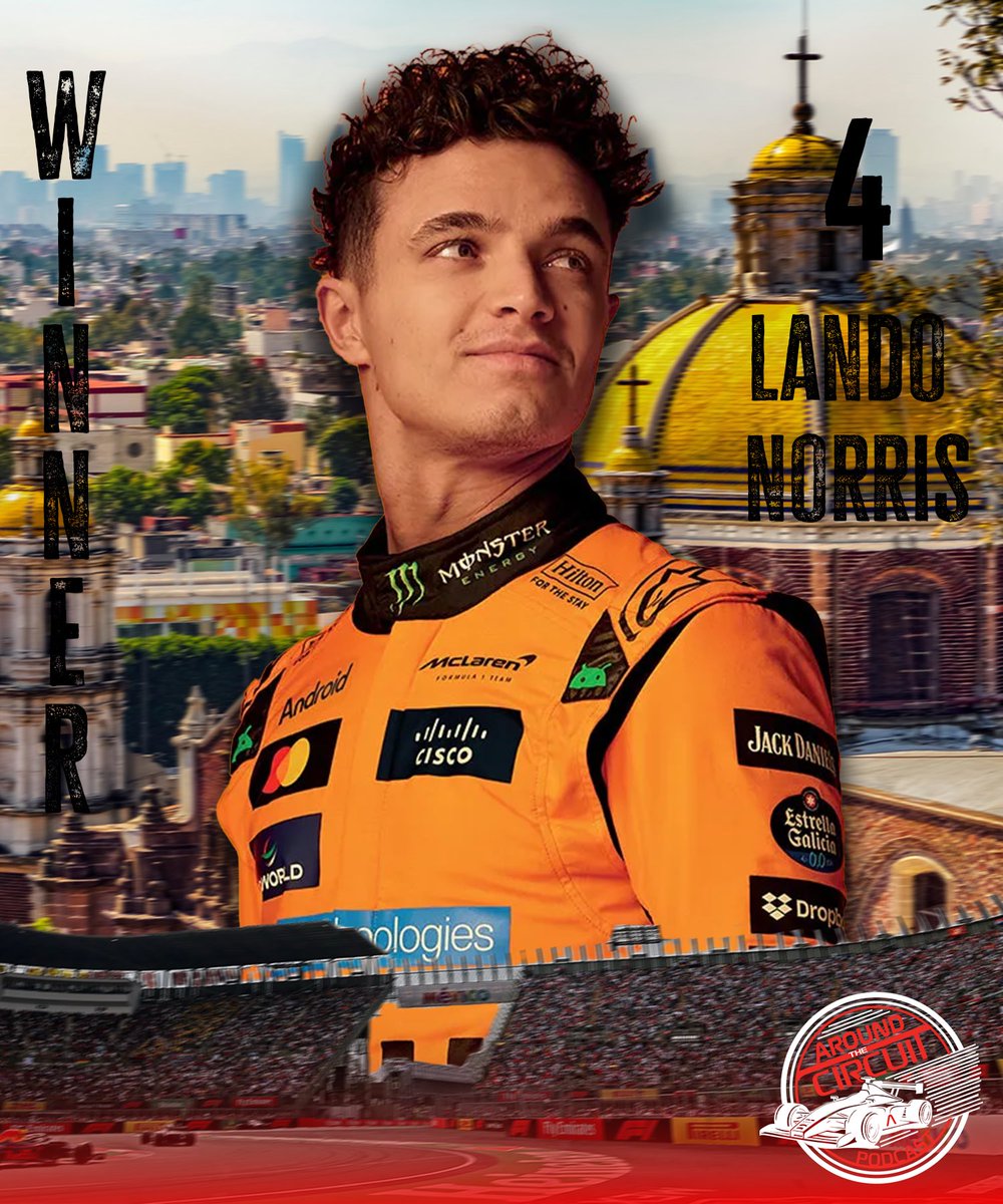 ApolloFormula1's tweet image. A statement win by Lando Norris in Mexico City to take a 1 point lead in the Drivers Championship!!!! #formula1 #f1 #mexicogp #landonorris #wdc