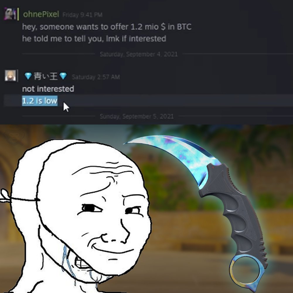 skinsmonkey's tweet image. The worst decision in Counter-Strike history? 😳