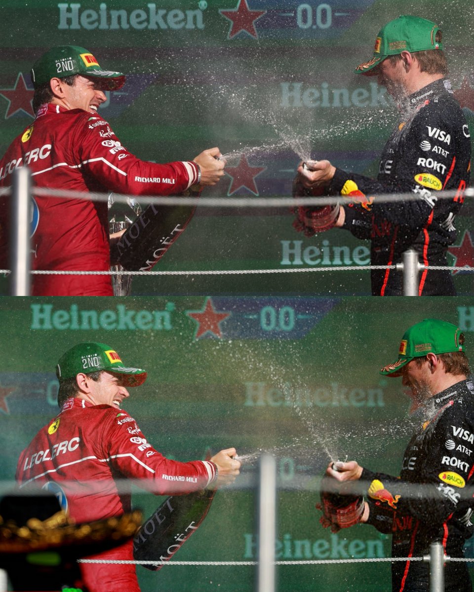 leclercsletters's tweet image. champagne showers part 2
