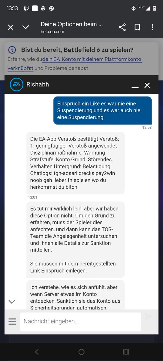 LuchsMind's tweet image. „14 Jahre FIFA. 2018 Account. Gegen Cheater gewonnen. Gegner beleidigen nonstop. Und jetzt wird MEIN Account wegen einem Vorfall von vor 3 Jahren suspendiert – ohne E-Mail, ohne Beweise. EA, was soll das? Ich will nur fair spielen! #EAFC #FIFA #Unfair @easportsfcde