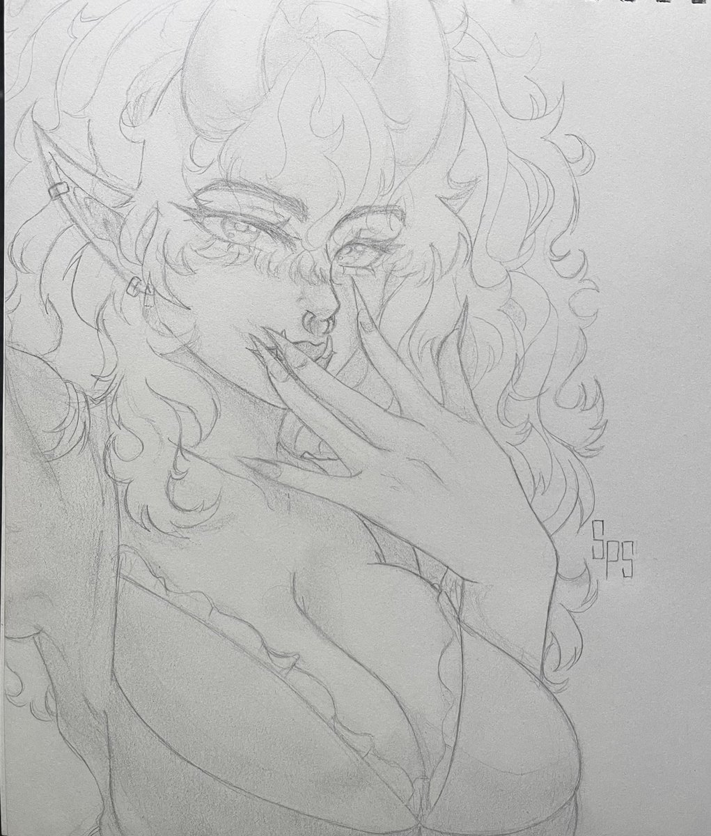 SonyThePs5's tweet image. A friend’s orc oc💚
#artmoots #traditionalartist