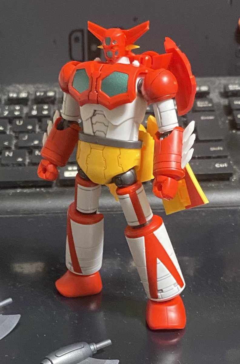 SESKOU's tweet image. #MODEROID ミニ合体変形ゲッター1
たのちい！手遊びに何度も変形させたくなる！