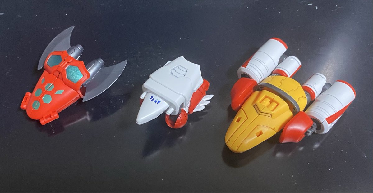 SESKOU's tweet image. #MODEROID ミニ合体変形ゲッター1
たのちい！手遊びに何度も変形させたくなる！