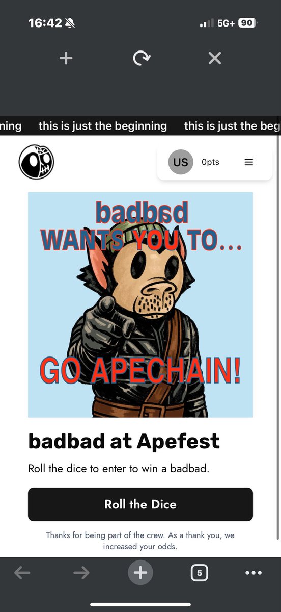 pyra_m1d's tweet image. If we crossed paths this weekend and you tapped to enter to win a @badbadwtf NFT, check your email.
The winner has  been chosen.
Welcome to the club.