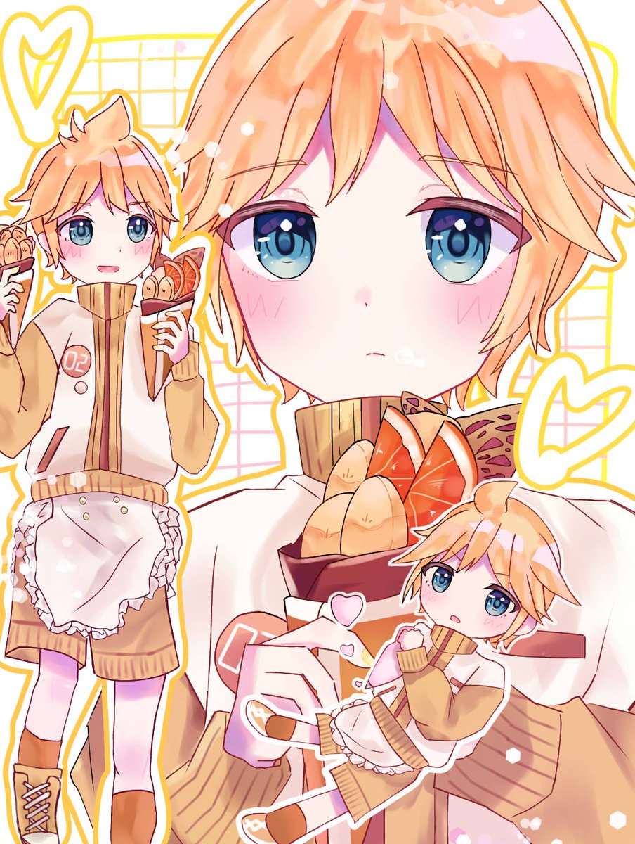 アニカフェレンくん🍰💛
 #鏡音レン #絵描きさんと繋がりたい