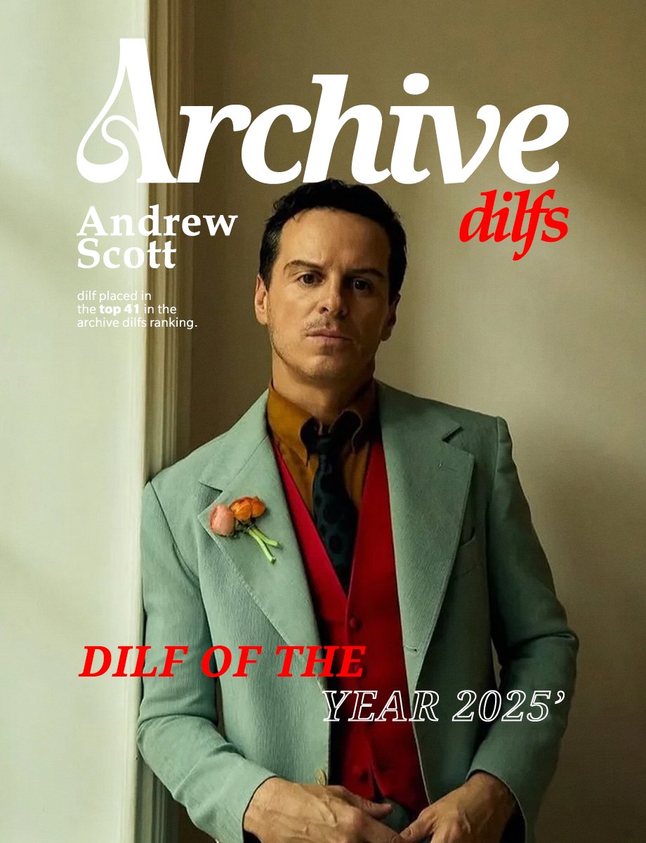 archivedilfs's tweet image. TOP DILFS OF THE YEAR

41 • Andrew Scott