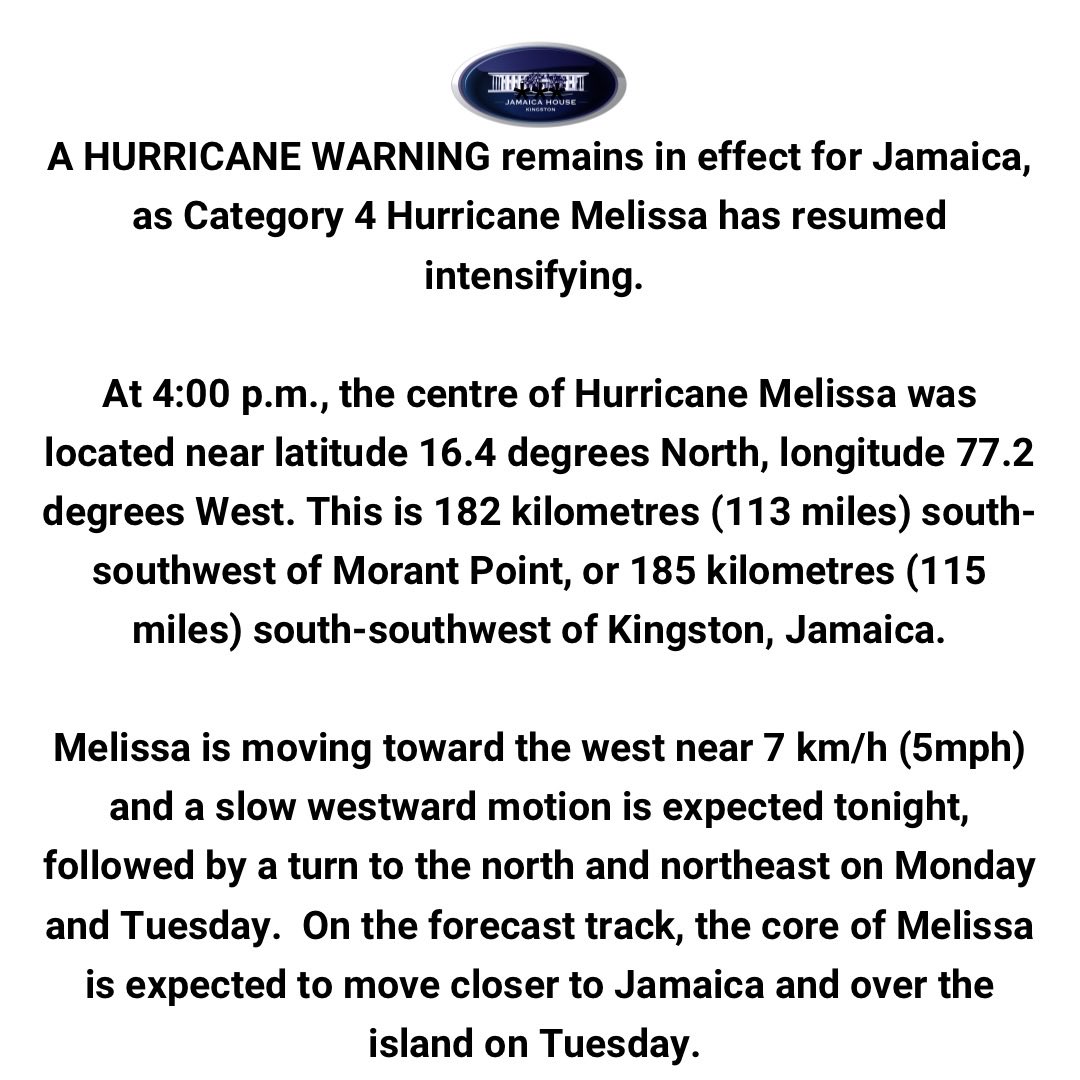 Andrew Holness tweet media