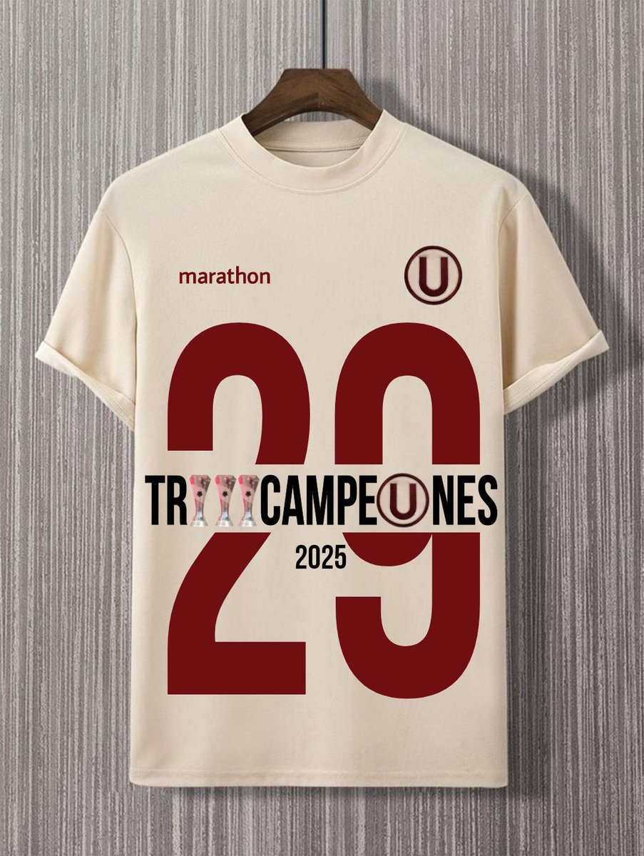 Miguelon1924's tweet photo. Pidamos a Marathon que saque un polo así para festejar el viernes en el Monumental. SOMOS TRICAMPEONES. 🏆🏆🏆

@MarathonPeru @damador90 @ImparatoVelazco https://t.co/nEIgKoE3bs