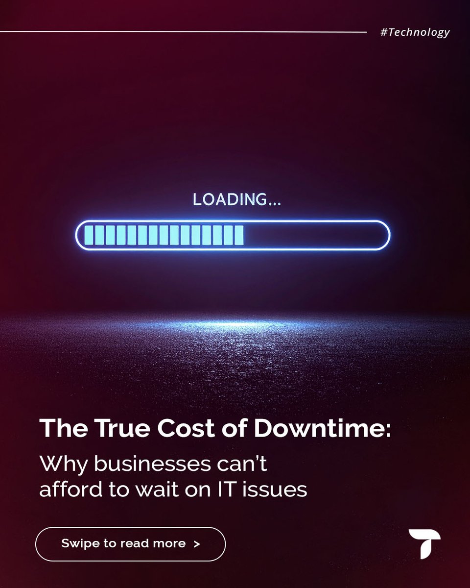 think_swift's tweet image. 🕒 Even one hour of downtime can drain revenue, frustrate customers, and damage trust.
Proactive IT support keeps your business running. No waiting, no wasted time.
#DowntimeCosts #BusinessContinuity #ThinkSwift