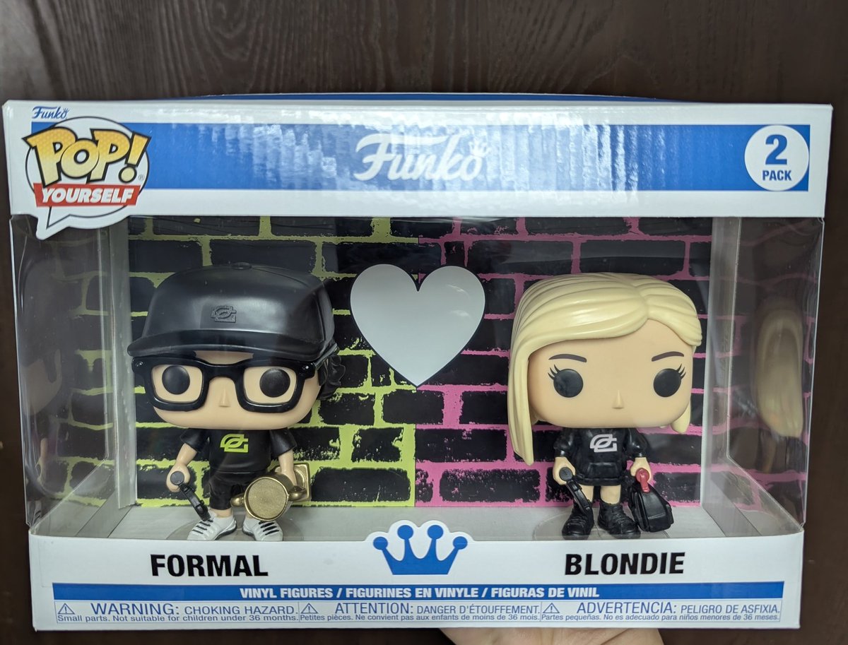 Just realized these were never posted lol. Custom Funko set I made for <a href="/FormaL/">OpTic FormaL</a> and <a href="/blondieidk/">blondie</a> #Greenwall 💚 🩷