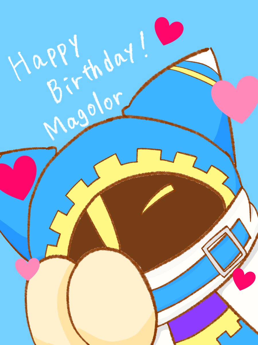 _m_p_5's tweet image. マホロア誕生日おめでとう🫶
過去絵で申し訳ないです💦💦
#星のカービィWii14周年