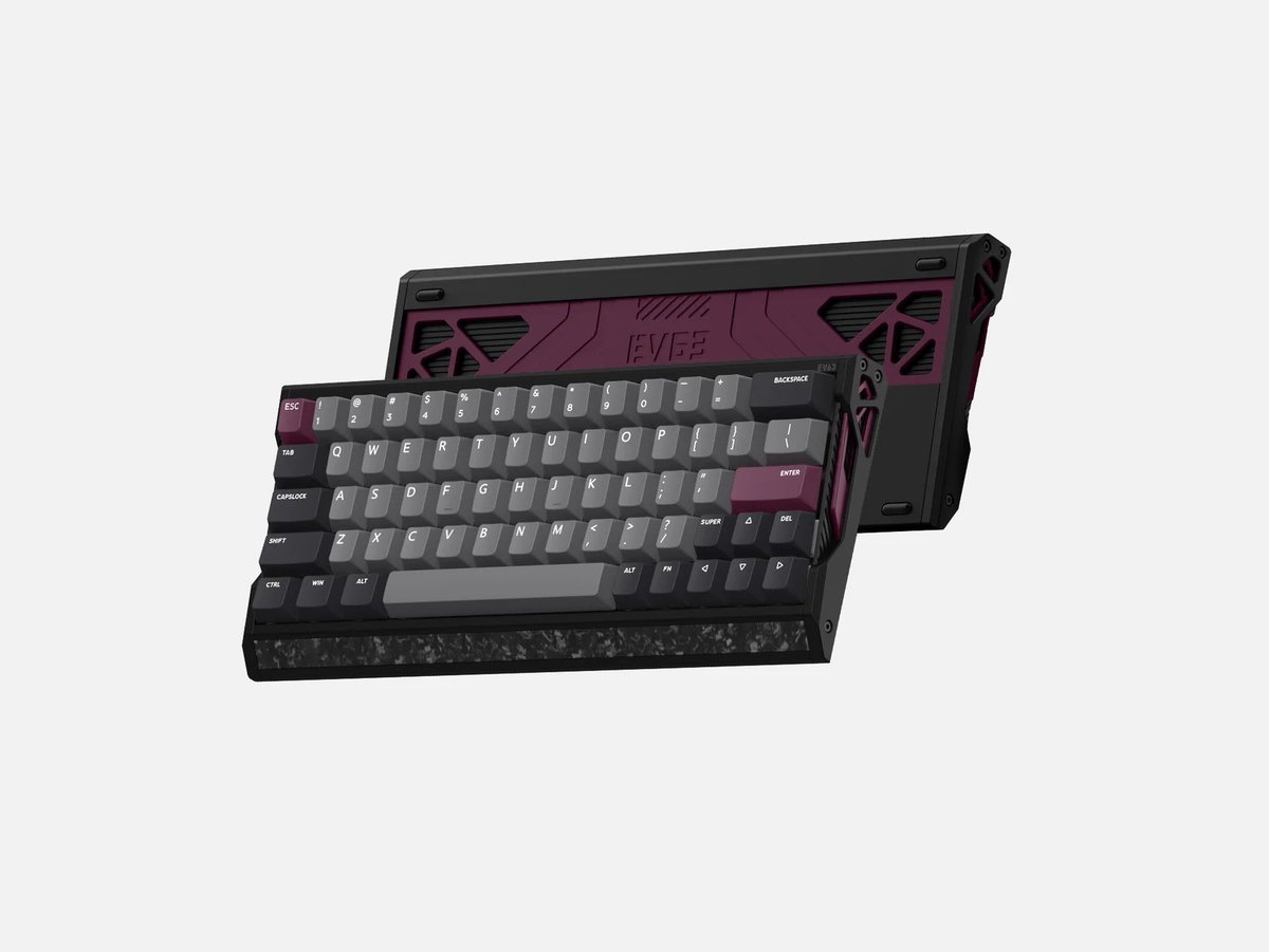 Chirabrella's tweet image. IQUNIX EV63Hall effect Keyboard めっちゃデザイン好み！！169ドルで大体26000円弱ぐらい　ほんとにデザイン一目惚れした！（買うお金ないけど）
#ラピトリガー　#キーボード #IQUNIX 

iqunix.com/products/iquni…