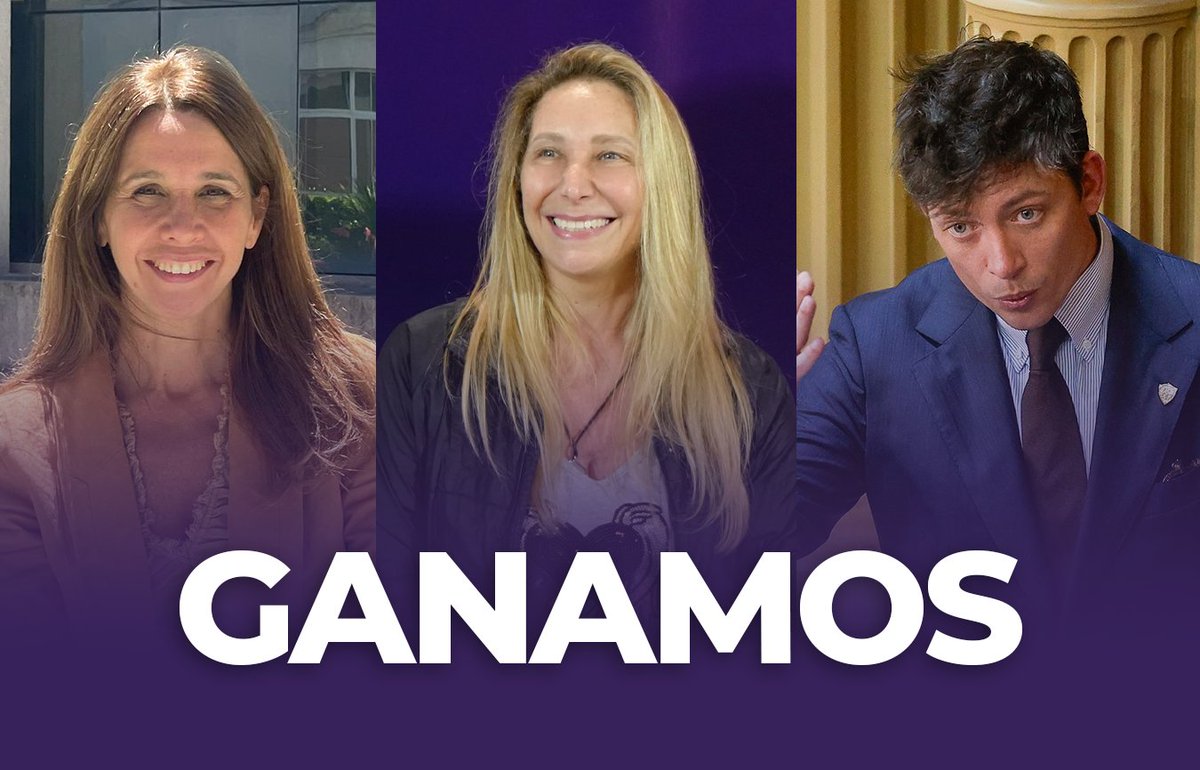 🚨  VICTORIA APLASTANTE!!!

ARRASÓ LA LIBETAD AVANZA.

GRACIAS KARINA, SANTIAGO Y PILAR.