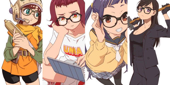 #今月描いた絵を晒そう 10月はメガネ月でした