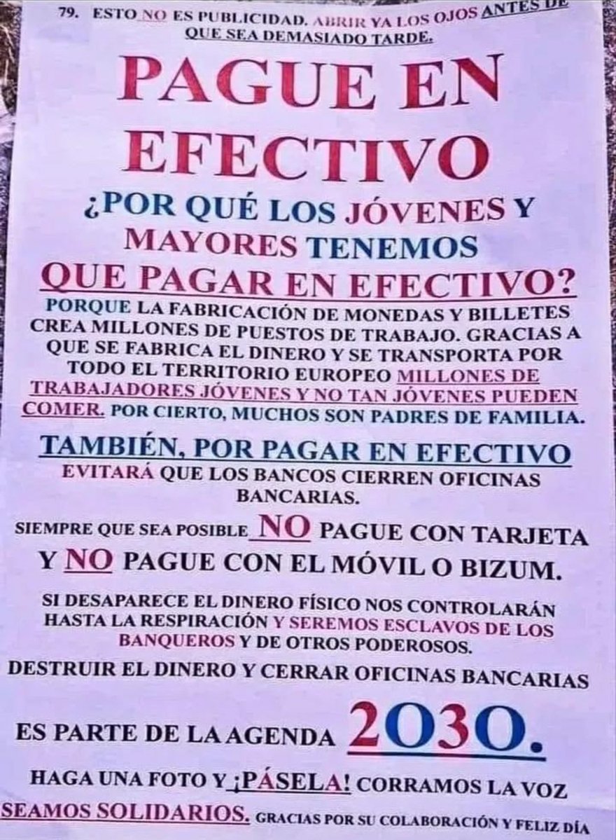 dejanirasilveir's tweet image. Se avecina una ATERRADORA Era de totalitarismo.⚠️Para sobrevivir; todos debemos entender lo que esta sucediendo y lo que se avecina.
Defender el Dinero Físico es cuestión de vida y libertad.
🔥🔥🔥🔥☄️