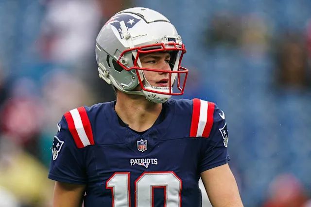 New England Patriots QB Drake Maye plays every game for God.

"I'm here for the Good Lord and blessed for all that he's given to me, and just trying to live through that."