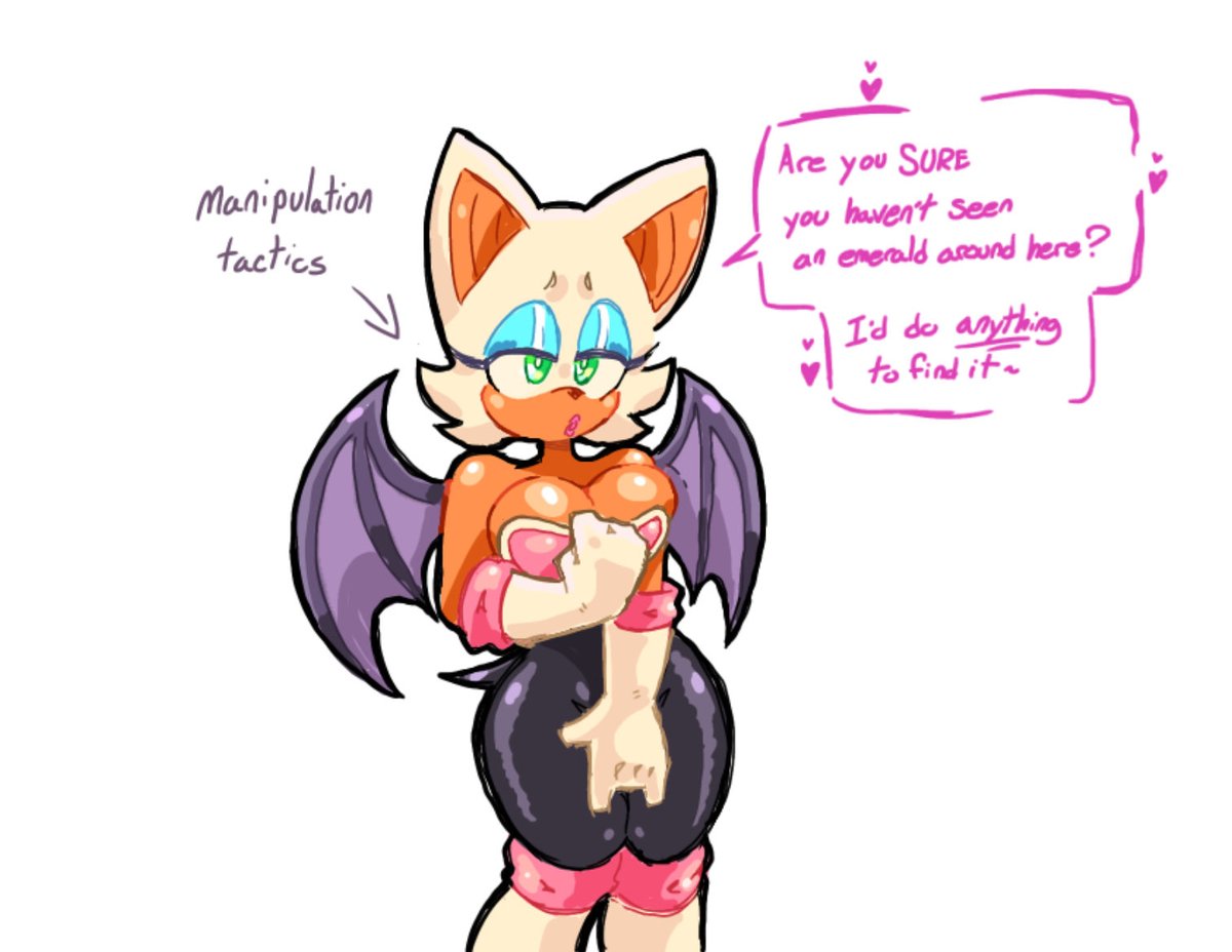 ThatFunnyRabbit's tweet photo. Rouge 💕 https://t.co/dd1jdus0MJ