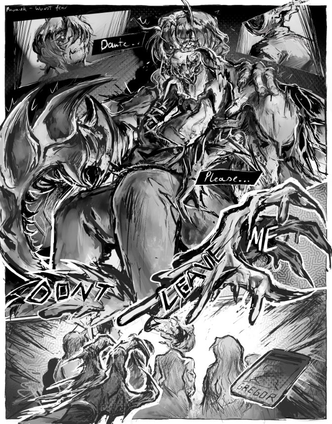 Buciarekk's tweet image. Day 6: Worst fear

[The 13th sinner is no more...all it remains is an sight of a hideous insect with a false sense of humanity]

#limbuscompany #Gregtober
