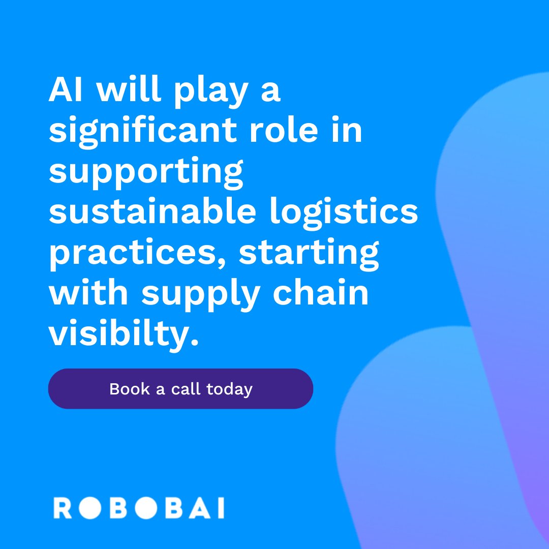 RobobaiGlobal's tweet image. AI will play a significant role in supporting sustainable logistics practices, starting with supply chain visibility. 
Start your AI today. Have a chat with our team
hubs.li/Q03Q8BQ90
#ai #procurement #spend #data #dataanalytics #supplychain