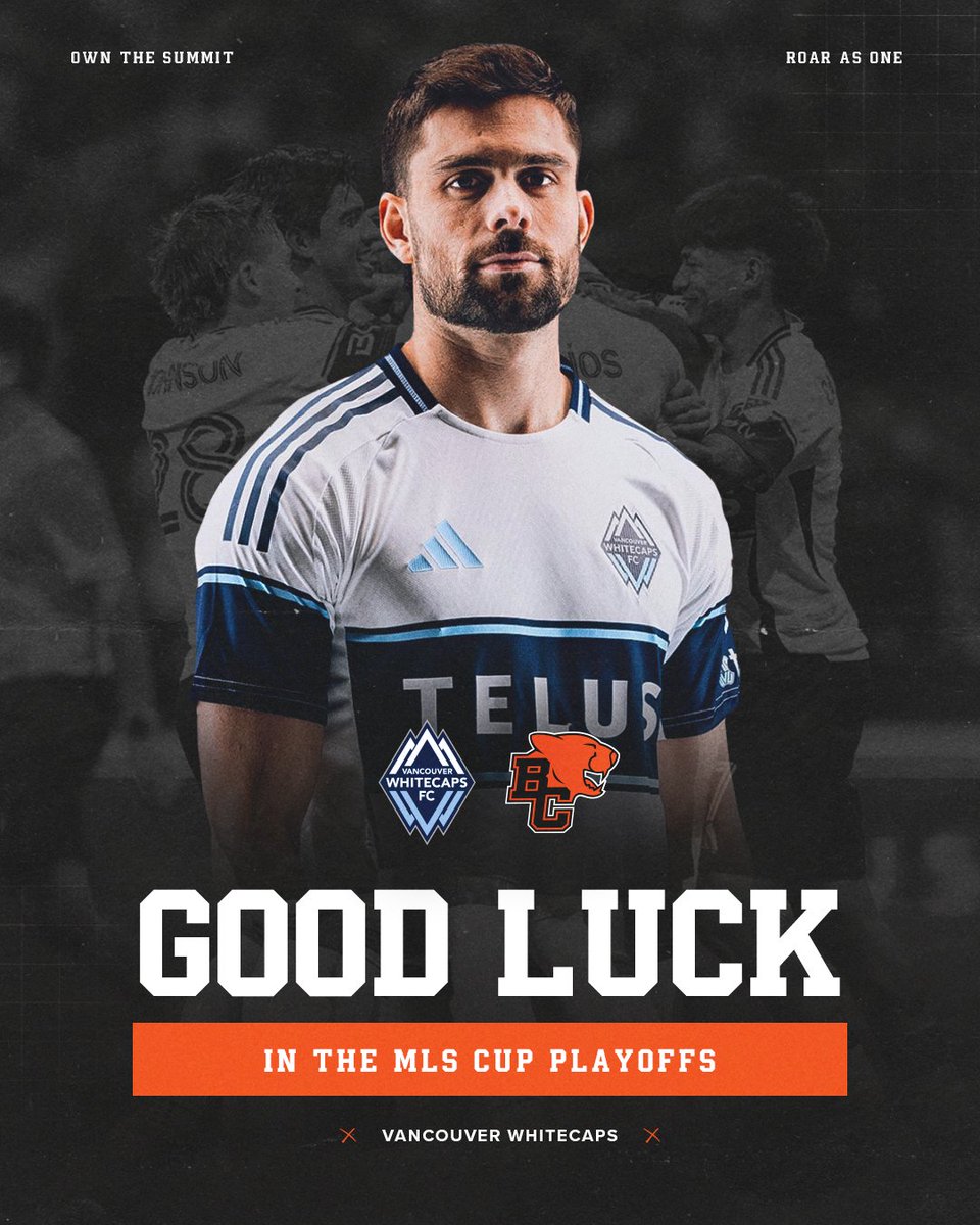 BC LIONS (@bclions) on Twitter photo Playoff vibes are in the air at BC Place π€
Good luck to the @WhiteCapsFC in the MLS Cup Playoffs! 
#BCLions | #RoarAsOne Playoff vibes are in the air at BC Place π€
Good luck to the @WhiteCapsFC in the MLS Cup Playoffs! 
#BCLions | #RoarAsOne