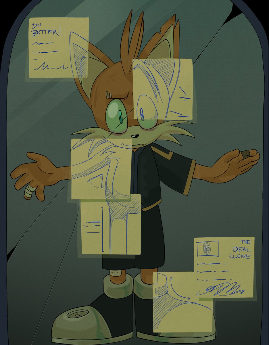 jam06art's tweet image. cold dead stare of a fox’s worst version of himself 🥀