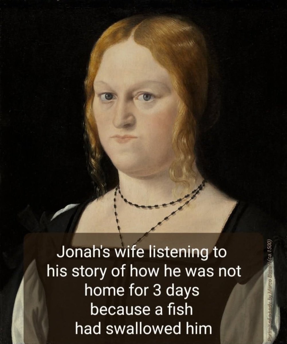 And now you're packing up and heading to Ninevah to prophesy to the lost? Really? Who is she, Jonah? Who? What is her name!?!