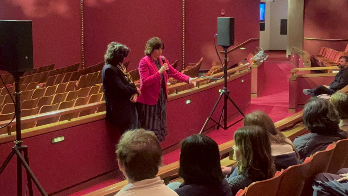 TKCOfficial's tweet photo. Thank you to everyone who joined us yesterday to celebrate #WorldOperaDay by taking a backstage tour of the Kennedy Center Opera House and getting a behind-the-scenes look at our Washington National Opera.
WNO General Director Timothy O'Leary, WNO Artistic Director Francesca Zambello, and 𝘈𝘪𝘥𝘢 star, Jennifer Rowley, truly enjoyed giving you a peek behind the curtains. Our WNO Orchestra and our Cafritz Young Artists loved performing for you!
What a way to celebrate a special day and the 70th anniversary of this incredible orchestra!